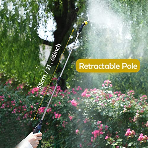 HASTHIP Electric Agriculture Sprayer with 3m Pipe & 2 Nozzles, USB Rechargeable, Portable for Gardening, Greenhouse, Planting Bush - Image 4