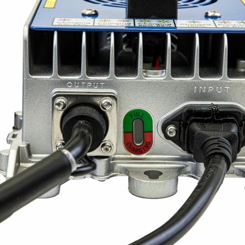 RELIANCE 48V Golf Cart Charger for EZGO Models | 3-Pin Connector for TXT/RXV/Valor 48 Volt Models | High Frequency Intelligent Charging - Image 4