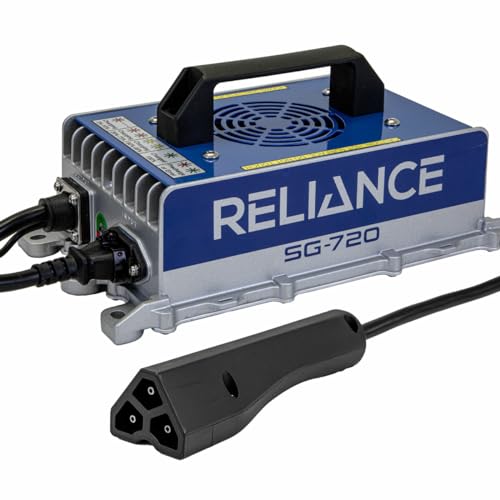 RELIANCE 48V Golf Cart Charger for EZGO Models | 3-Pin Connector for TXT/RXV/Valor 48 Volt Models | High Frequency Intelligent Charging - Image 3