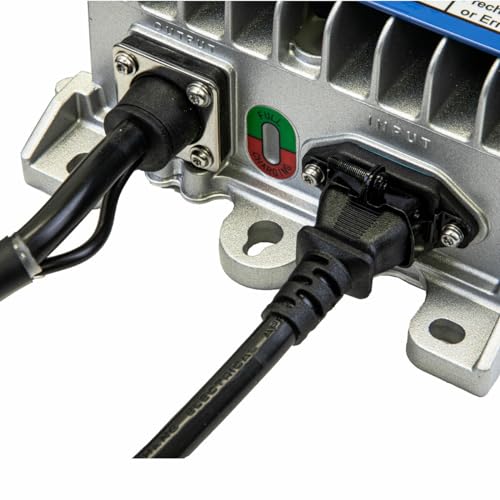 RELIANCE 48V Golf Cart Charger for EZGO Models | 3-Pin Connector for TXT/RXV/Valor 48 Volt Models | High Frequency Intelligent Charging - Image 5