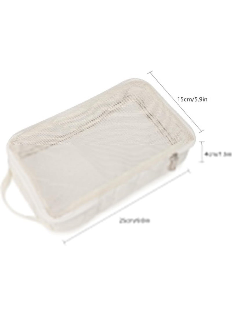 Baby Diaper Bag Organizer Pouches 2 Pack - Waterproof Hanging Mesh Storage Bags, Reusable & Washable Diaper Inserts for Cloth Diapers, Travel-Friendly Nursery Organizer Bags - Image 3