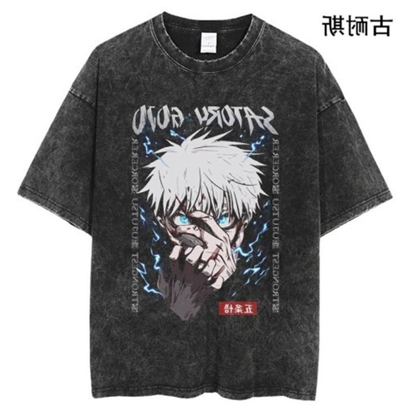 American Style Retro Loose Washable Old Short-Sleeved T-Shirt Men'S New Top T-Shirt Ins Trendy - Image 5