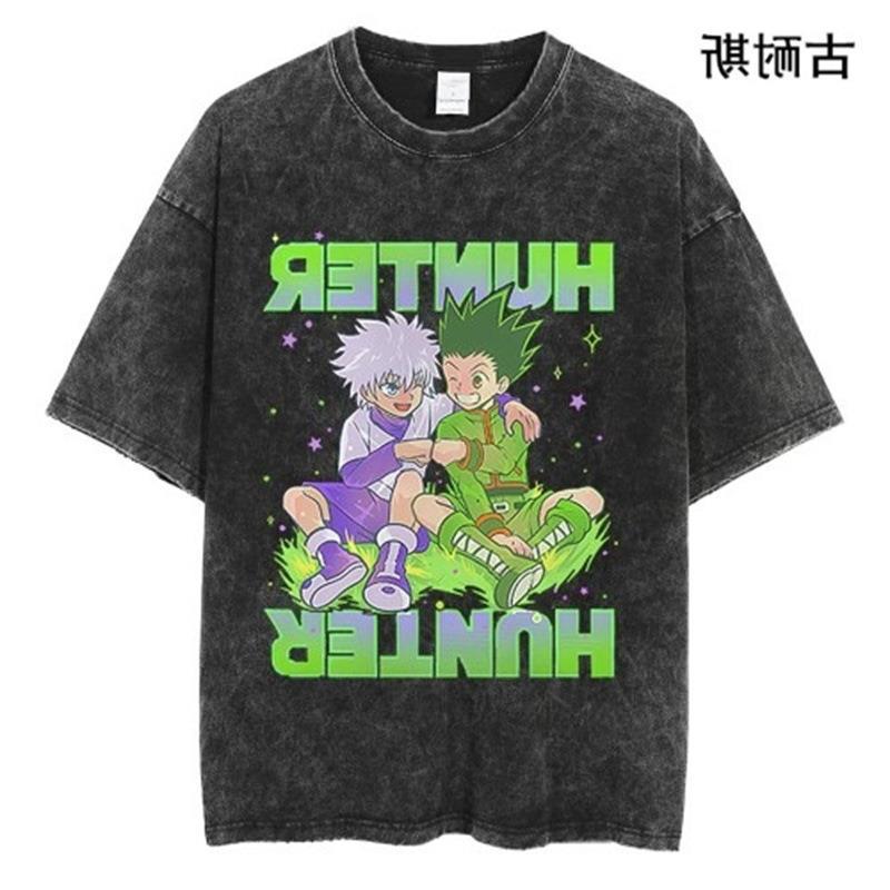 American Style Retro Loose Washable Old Short-Sleeved T-Shirt Men'S New Top T-Shirt Ins Trendy - Image 4