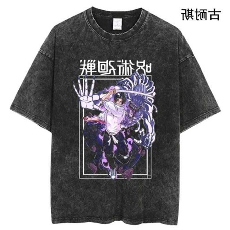 American Style Retro Loose Washable Old Short-Sleeved T-Shirt Men'S New Top T-Shirt Ins Trendy - Image 3