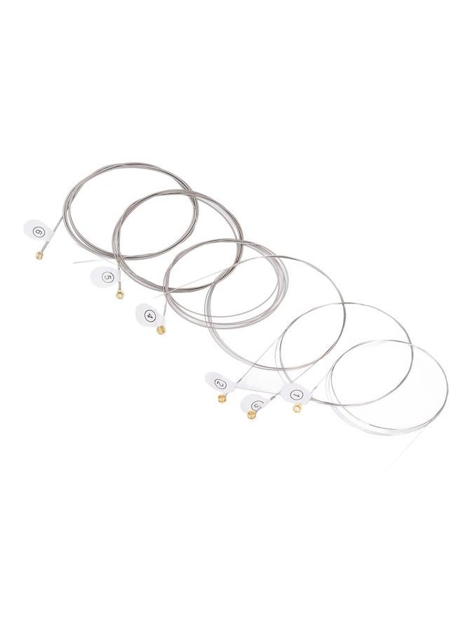Thoraya - Electric Guitar Strings Replacement High Carbon Steel Core Ni Wound Gold Bead Guitar Strings EH09 - Image 1