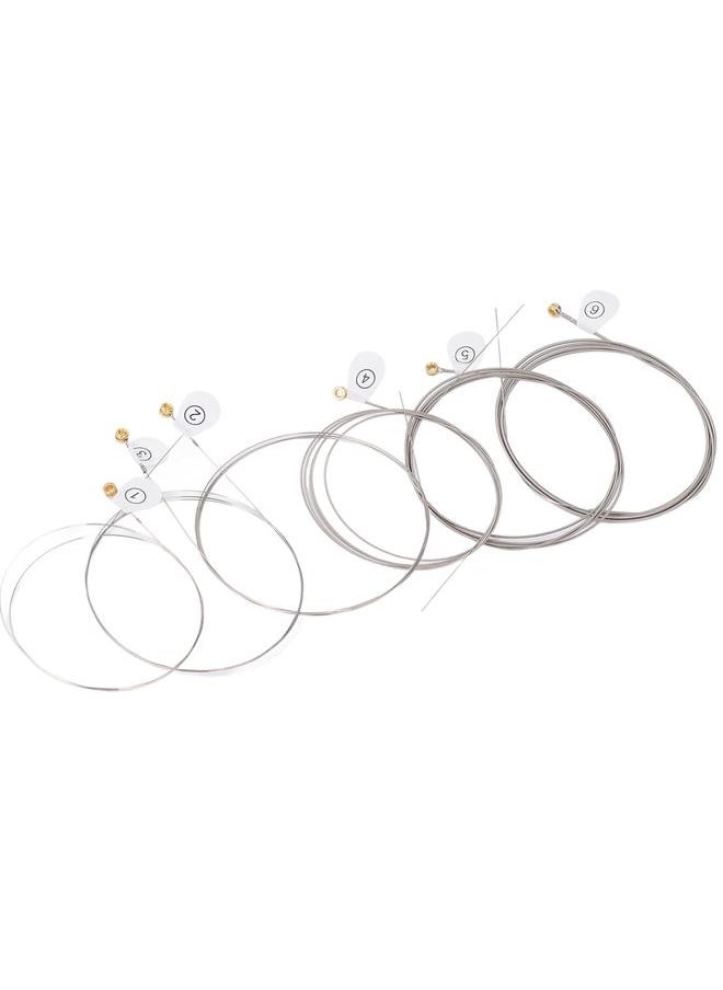 Thoraya - Electric Guitar Strings Replacement High Carbon Steel Core Ni Wound Gold Bead Guitar Strings EH09 - Image 1