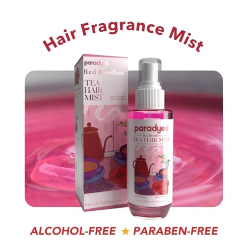 paradyes Red Roobios Tea Aerosol Hair Perfume For Intense Hydration & Calming Fragrance | Made For All Hair Types | For Men & Women | 100 Ml - Image 2