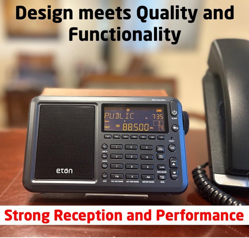 Eton Elite Executive AM/FM/Aircraft Band/SSB/Shortwave Radio - Image 3