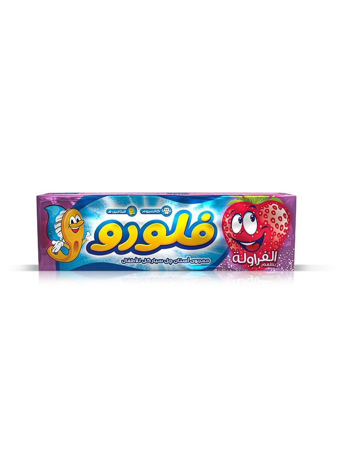 Eva Fluoro Kids Sparkle Gel Toothpaste With Strawberry (packaging may vary) - Image 2