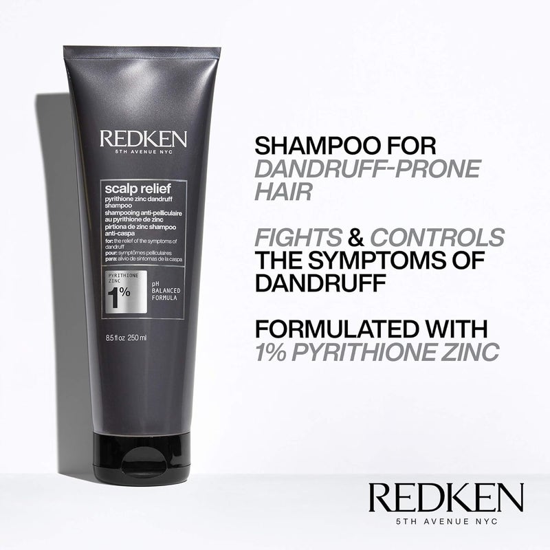 Redken Anti-Dandruff Shampoo, For Dandruff Control, Soothes Scalp, For Dry & Flaking Scalp, Dermatologist Tested, Scalp Relief, 8.5 fl.oz./250ml - Image 2