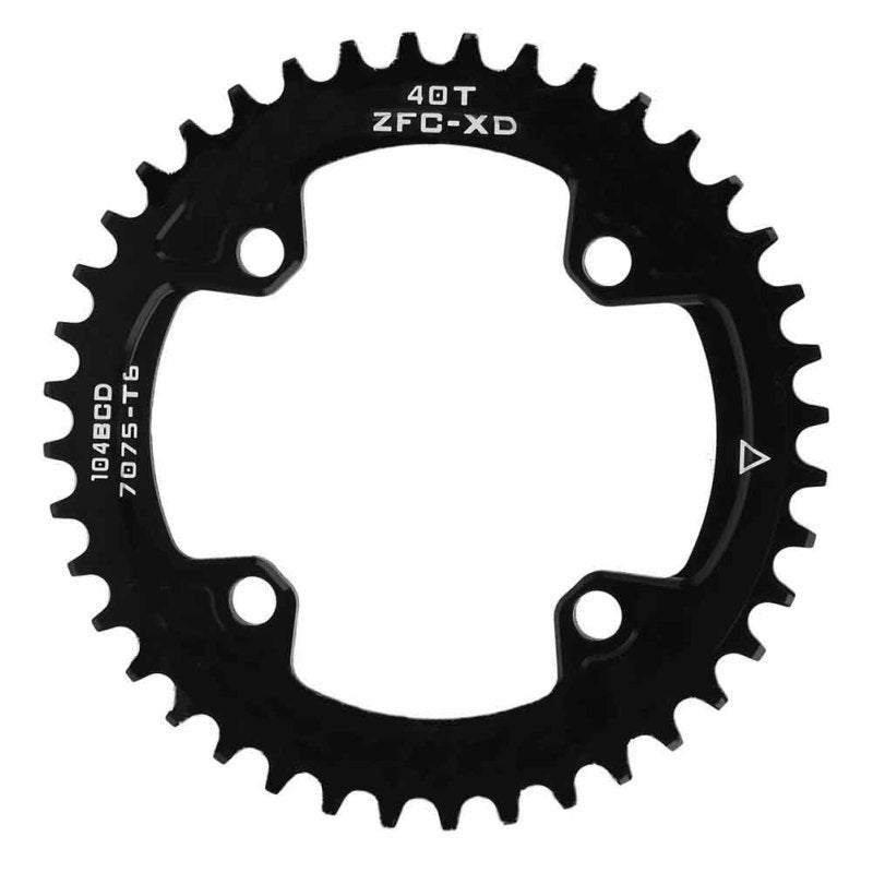 SNAIL Narrow Wide Chainring Lightweight Durable Aluminum Alloy Secure Bike Replacement - Ergonomic Efficient Chain Traction Crankset for AM XC Mountain Bicycle - Image 1