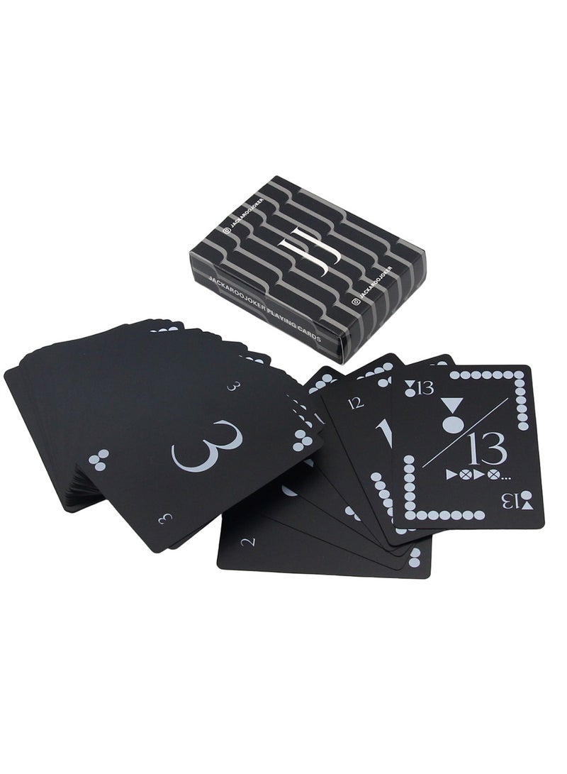 JACKAROOJOKER Jackaroo White Circle Board Game For 4 Players Shape Board With Playing Cards, Marble Glass Balls, And Bag 4 Players - Image 4