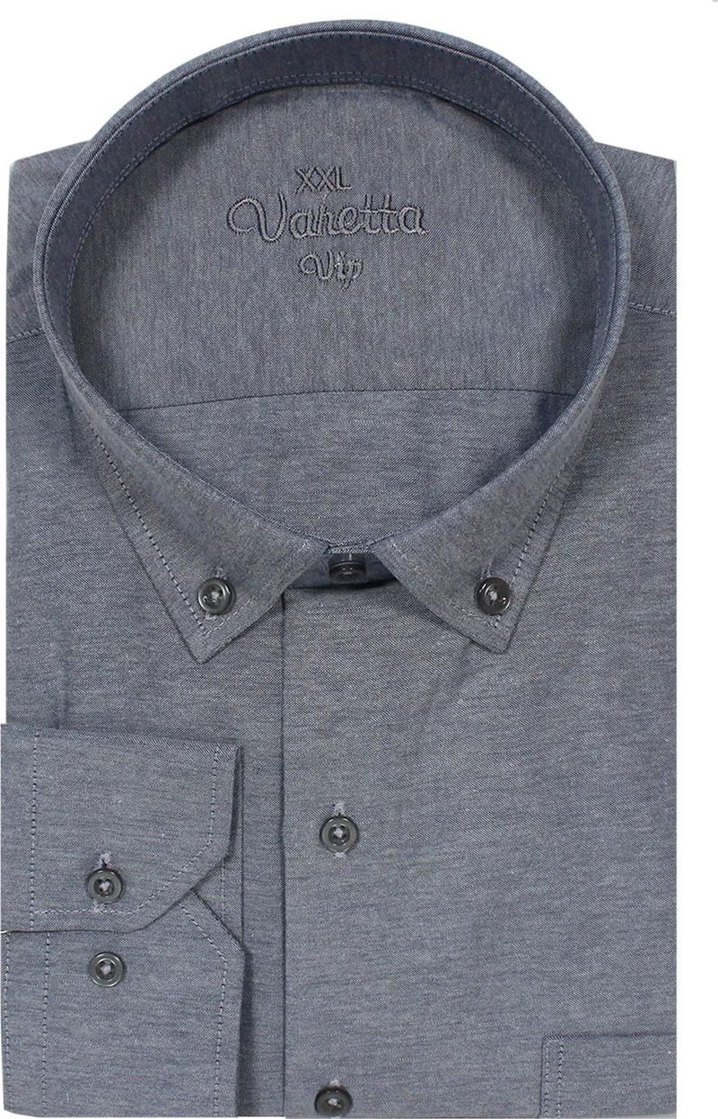 فاريتا Plus Size Long Sleeve Men's Shirt