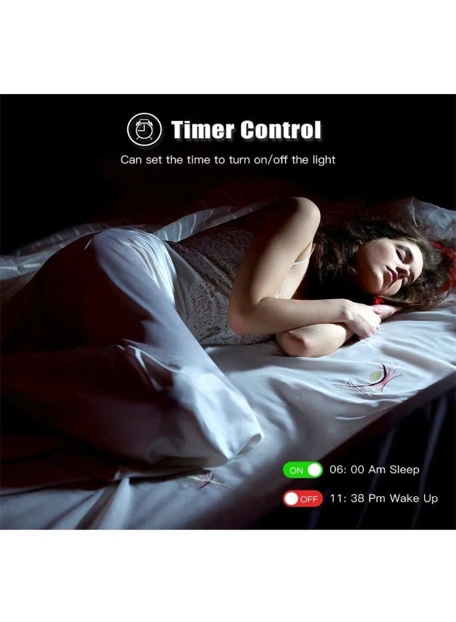 تويا لمبة ذكية Tuya واي فاي RGBCW – تحكم صوتي عبر Alexa وGoogle، تحكم من التطبيق، 5 أوضاع إضاءة، اتصال 2.4G - Image 5