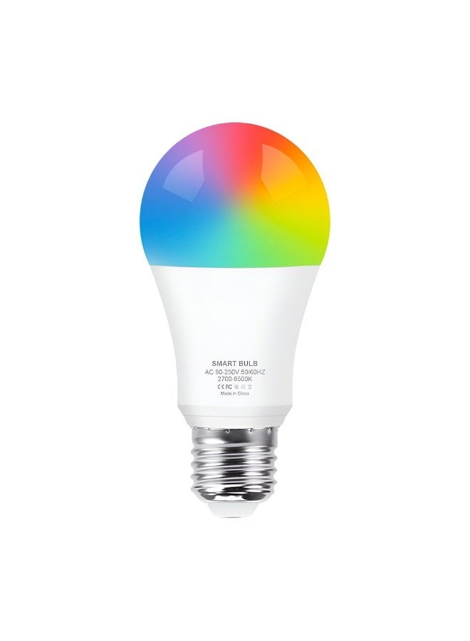 تويا لمبة ذكية Tuya واي فاي RGBCW – تحكم صوتي عبر Alexa وGoogle، تحكم من التطبيق، 5 أوضاع إضاءة، اتصال 2.4G - Image 1