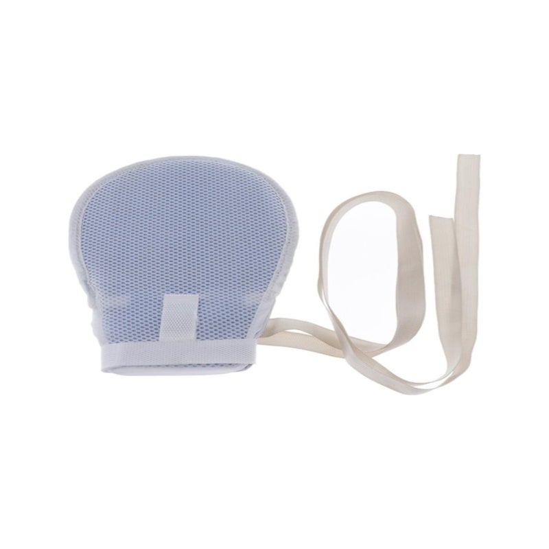 Anti scratch restraint glove strap Blue 2PC - Image 4