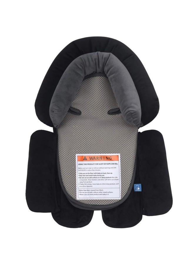 COOLBEBE 2-in-1 Baby Head Neck Body Support Pillow for Newborn Infant Toddler - Extra Soft Car Seat Insert Cushion Pad, Perfect for Carseats, Strollers, Swings - Image 1