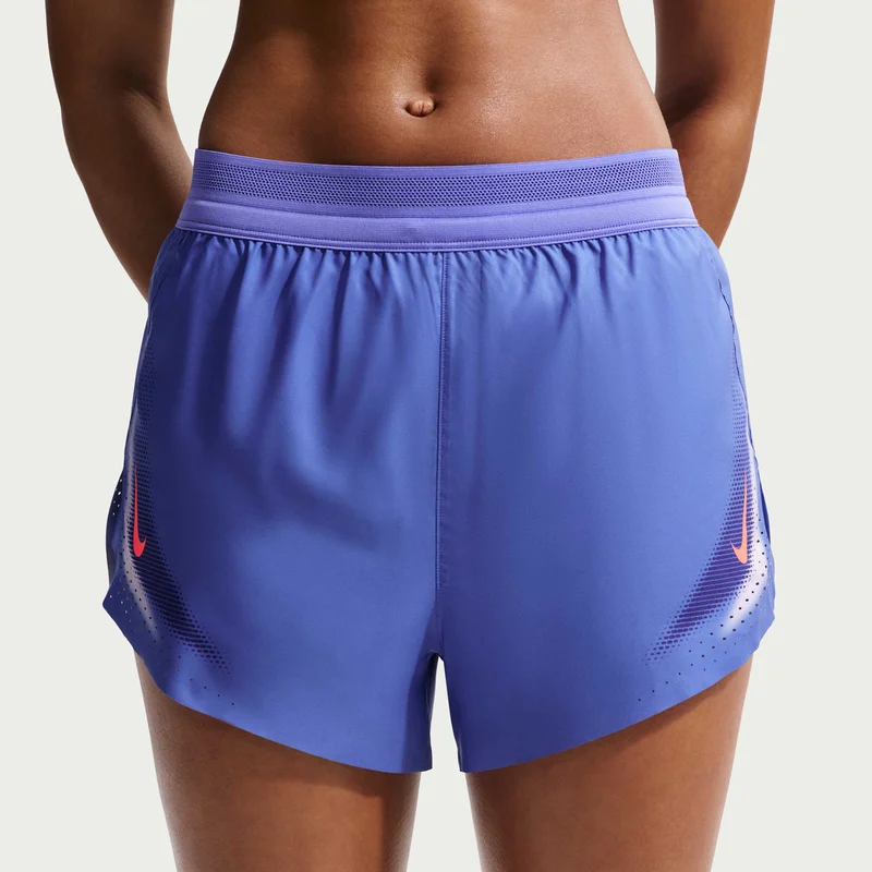 Nike Purple Women's AeroSwift Dri-FIT ADV Brief-Lined Running Shorts for Women | Best Price UAE