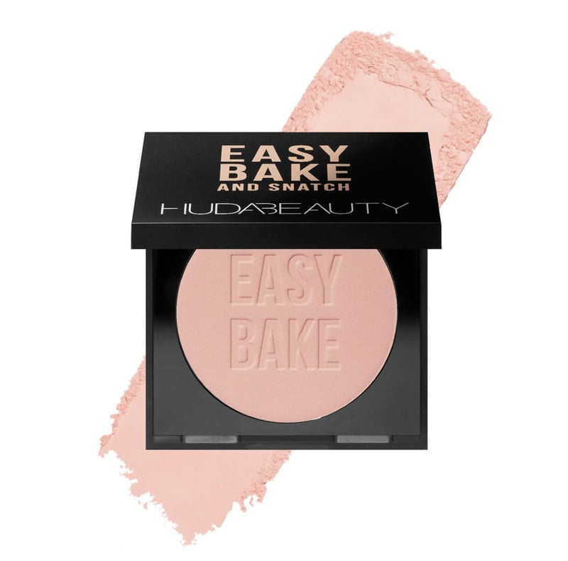 HUDA BEAUTY Easy Bake and Snatch Pressed Talc-Free Brightening and Setting Powder Cherry Blossom - Image 1