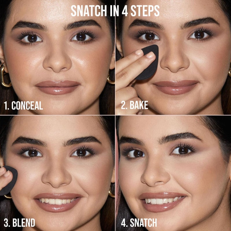 HUDA BEAUTY Easy Bake and Snatch Pressed Talc-Free Brightening and Setting Powder Cherry Blossom - Image 2