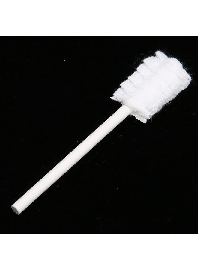 ECVV Infant Toothbrush, Baby Tongue Cleaner Hygienic Practical Safe Double-layer Gauze with Gauze Brush Head for Oral Care for Mouth Cleaning for Newborn - Image 3