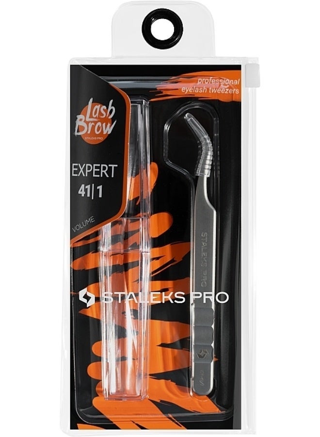 ستالكس برو ملقط رموش احترافي مصنوع من لفولاذ و مقاوم للصدا و يتميز بتصميم مريح و يقلل إجهاد اليد - Image 1