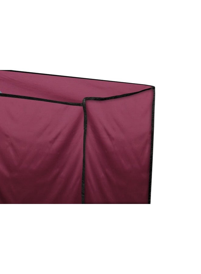 Da Anushi Polyester Split AC Cover Outdoor Unit For 1.5 Ton Capacity AC, All Weather Cover/Dustproof/Water Resistant (Maroon) - Image 4