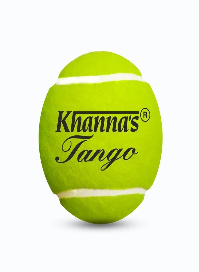 KHANNA Tango | Heavy Tennis Ball | 1 Box (Pack of 6 Balls) (Bright Yellow) - Image 2