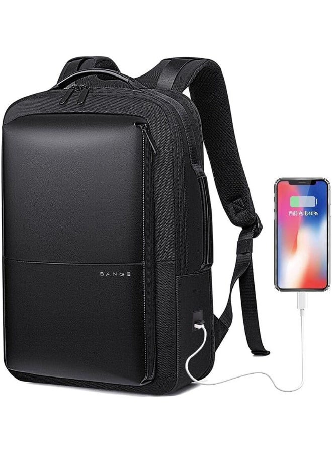 Bange 019 Black Mens Transformation School Laptop Backpack - Image 1