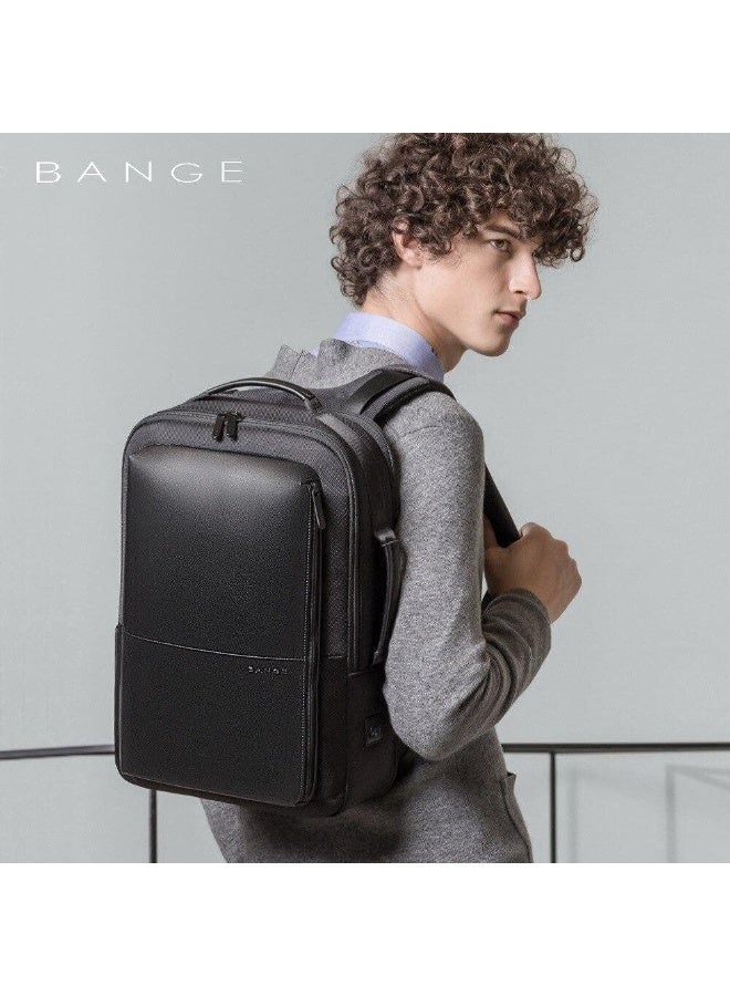 Bange 019 Black Mens Transformation School Laptop Backpack - Image 2