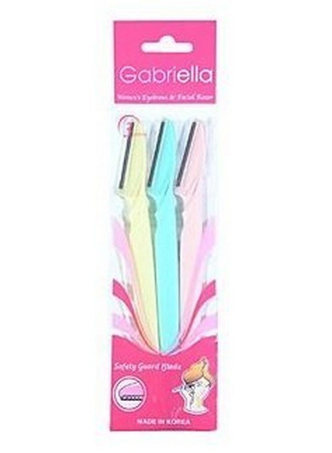 Gabriella Womens Eyebrows & Facial Razor (Quantity: 6 Razors) - Image 2