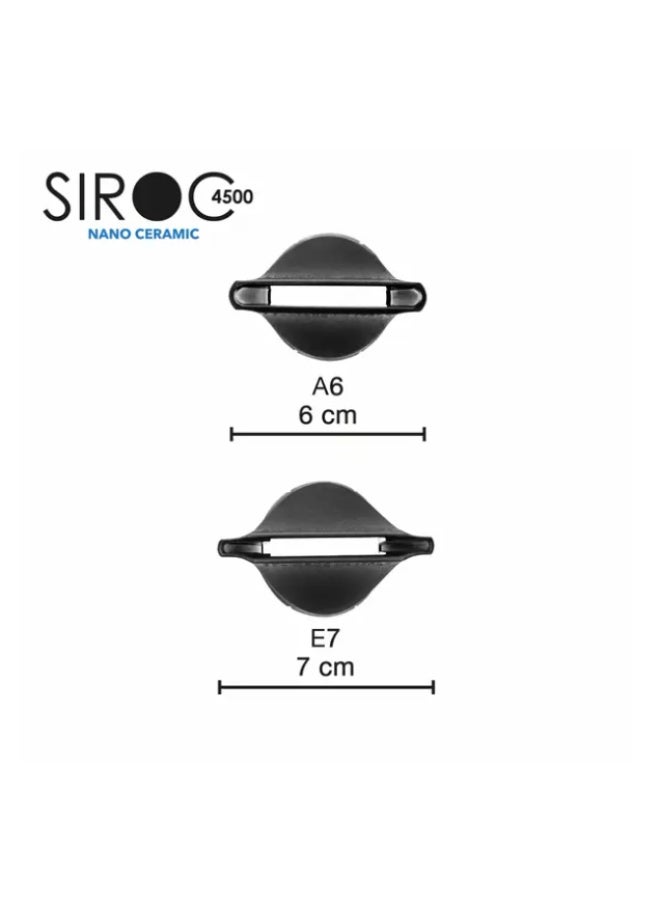Ceriotti مجفف الشعر SIROC 4500 – مجفف بمحرك AC احترافي بقوة 2500 واط | تصميم خفيف وأنيق | صنع في إيطاليا - Image 3