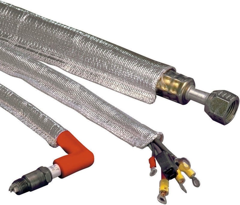 Design Engineering Heat Sheath 1" I.D. x 3ft Aluminized Sleeving - Image 5