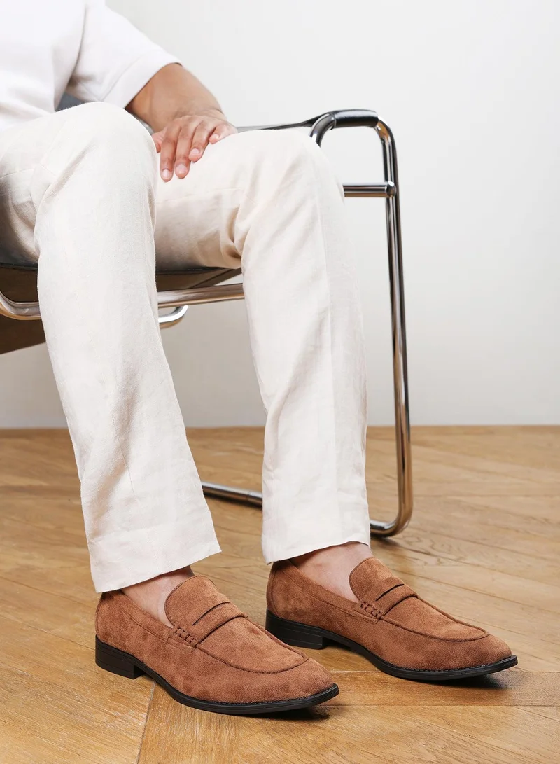 Where's That From Gavin Suede Slip on Penny Loafer