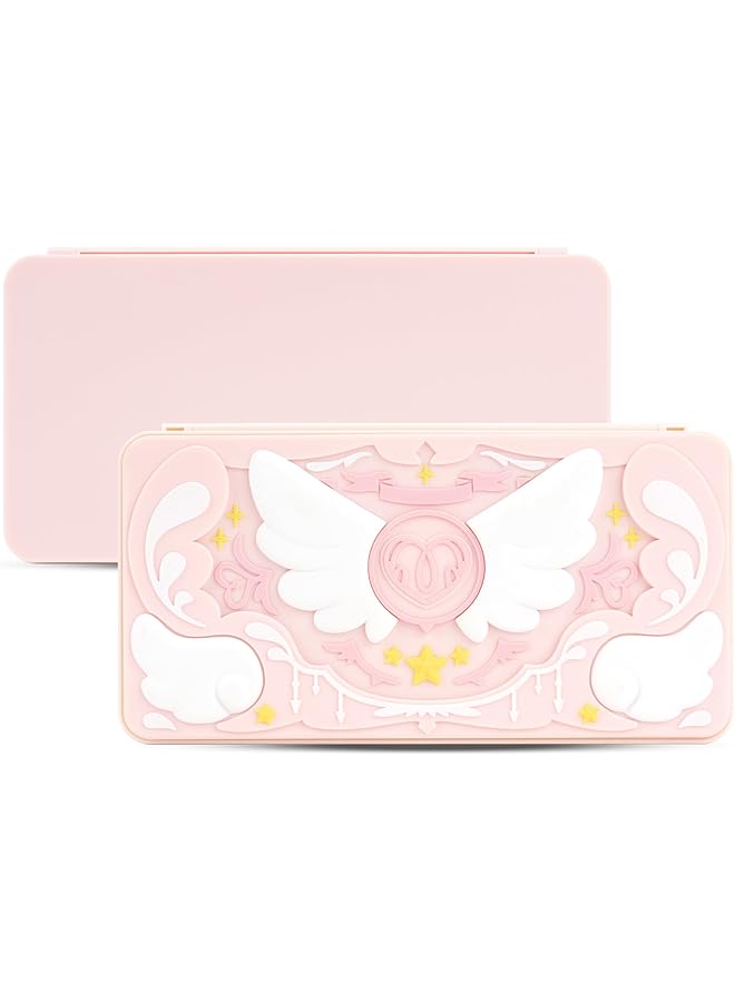 GeekShare حافظة بطاقات ألعاب سويتش متوافقة مع نينتندو سويتش، حافظة ألعاب محمولة مع 24 فتحة لبطاقات الألعاب و24 فتحة لبطاقات TF، سلسلة ستار وينجز - Image 1