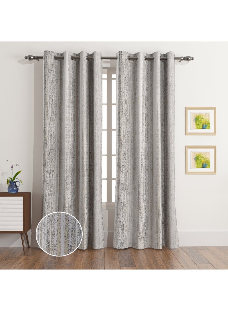 Home Box Emma Cordial 2-Piece Jacquard Curtain Set 280 x 135 cm  - Image 1