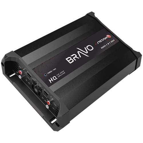 Stetsom Bravo HQ 800.4 Multichannel Car Audio Digital Amp - 2 Ohms Stable, 800 Watts RMS, 4 Independent Channels, Variable Crossover, Full Range, Car Stereo ds Bridge Speakers 800x4, RCA & High Input - Image 4