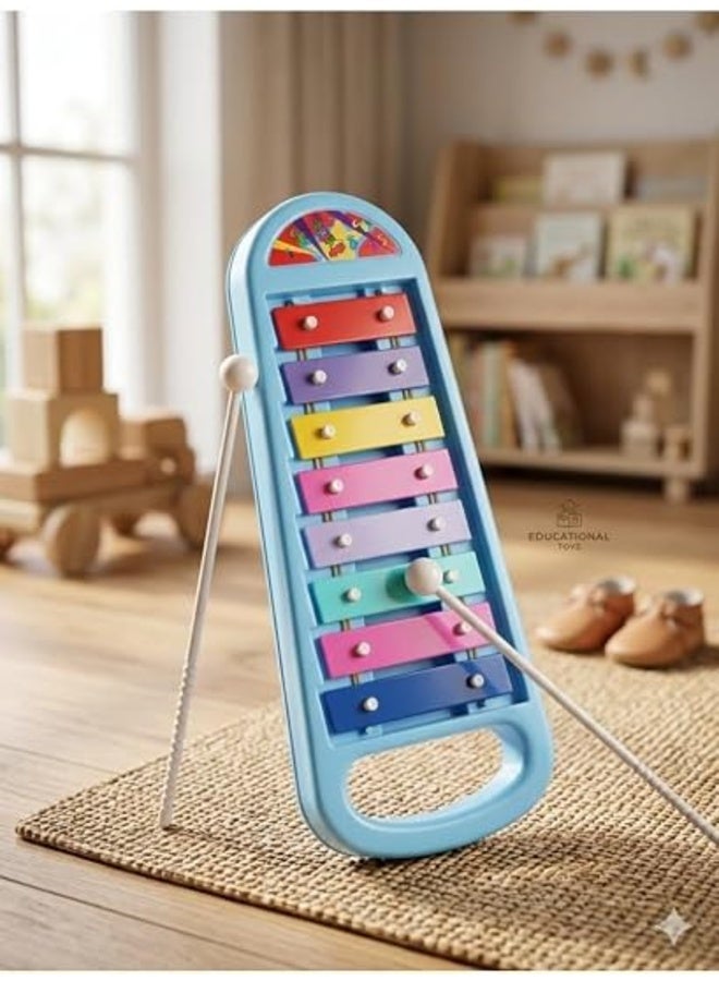 First Choice Kids Musical Xylophone Toy, Colorful Educational Percussion Instrument for Early Learning, Toddler Development Sensory Toy with Mallets - Image 1