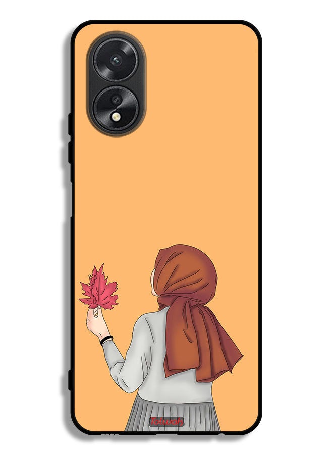 Tolwak Oppo A38 Protective Case Cover Holding Leaf - Image 1