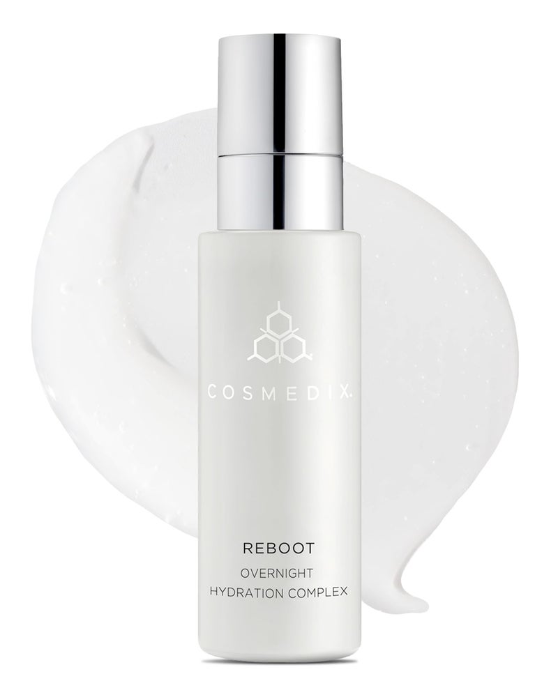 COSMEDIX Reboot Overnight Face Serum with Hydration Complex - Lightweight Anti-Aging Probiotic-Packed Facial Serum for Fine Lines, Wrinkles & Uneven Skin - Moisturizing Night Serum for All Skin Type - Image 1