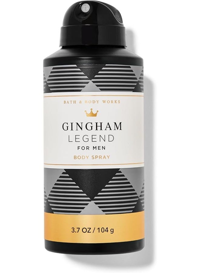 Gingham Legend Body Spray For Men 104g