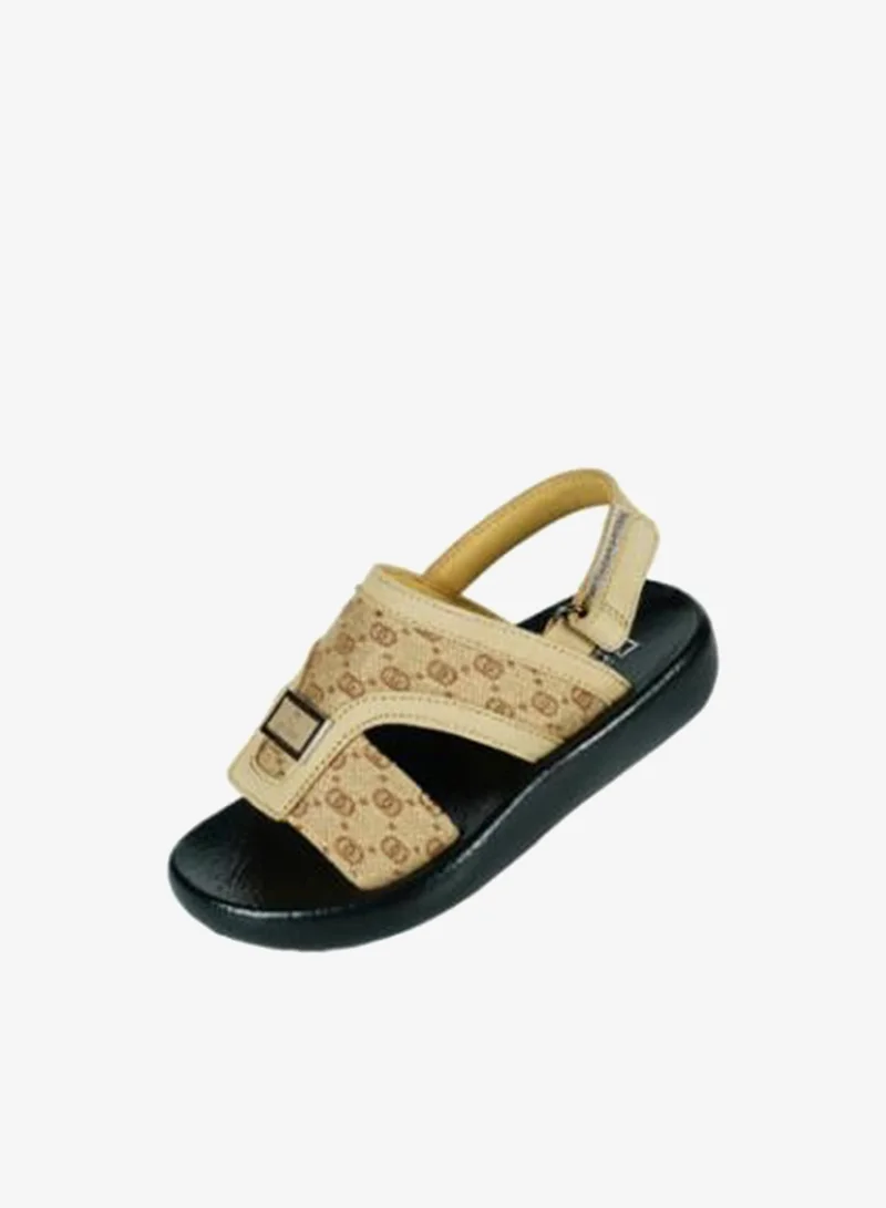 barjeel uno 008-3578 Barjeel Uno Boys Arabic Sandals B-63102 Beige