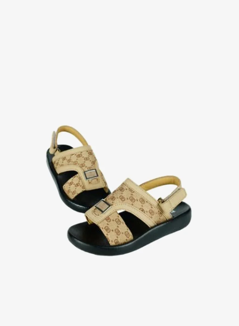 barjeel uno 008-3578 Barjeel Uno Boys Arabic Sandals B-63102 Beige