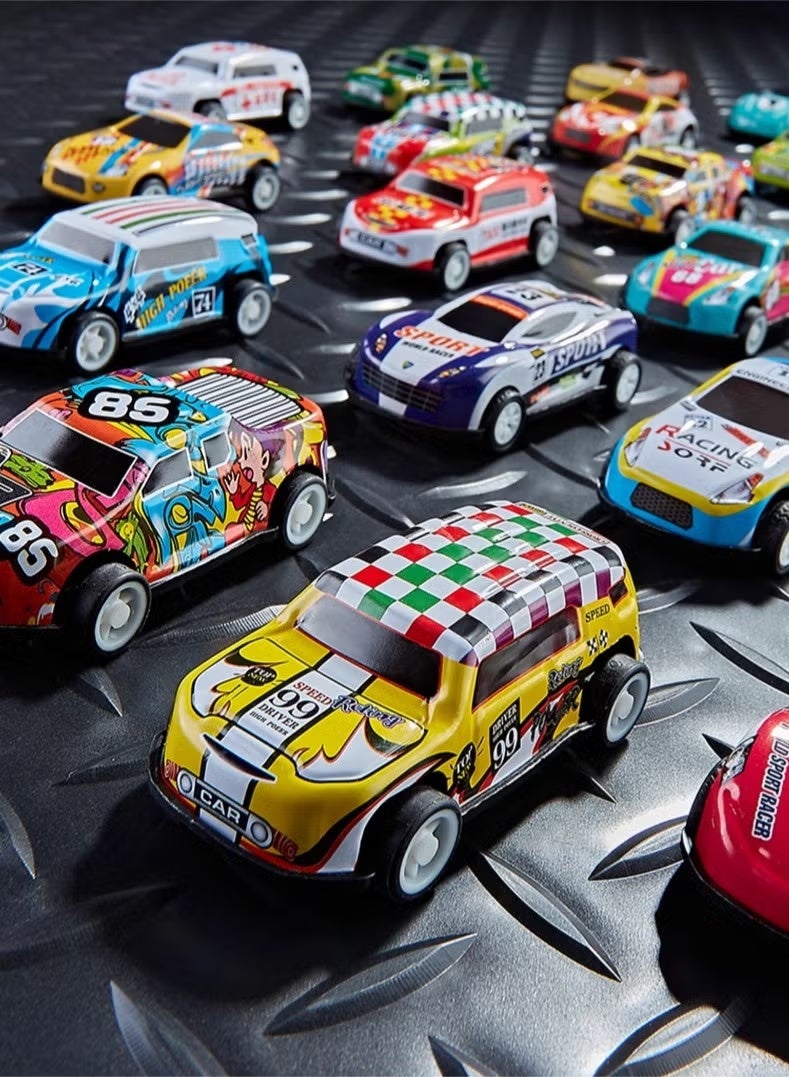 30 Pack Pull Back Toy Cars, Mini Die-Cast Race Cars Vehicles Bulk, Party Favor Cars Toys, Goodie Bag Stuffers, Pinata Fillers, Teacher Treasure Prize Box Toys for Boys Girls Toddlers 2,3,4,5 Years Old - Image 2