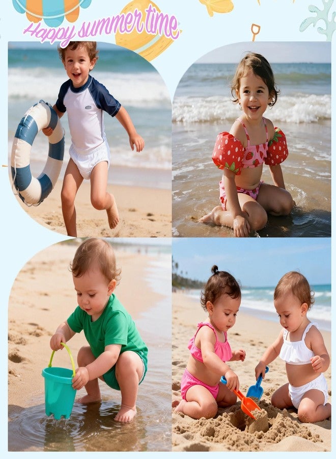 GUXIMIAR 2 Pack Baby Newborn Reusable Swim Diapers Infant Unisex Washable Swim Diaper Toddler Swimming Diapers Pink Strawberry& Flamingo, 0-3 Months - Image 5
