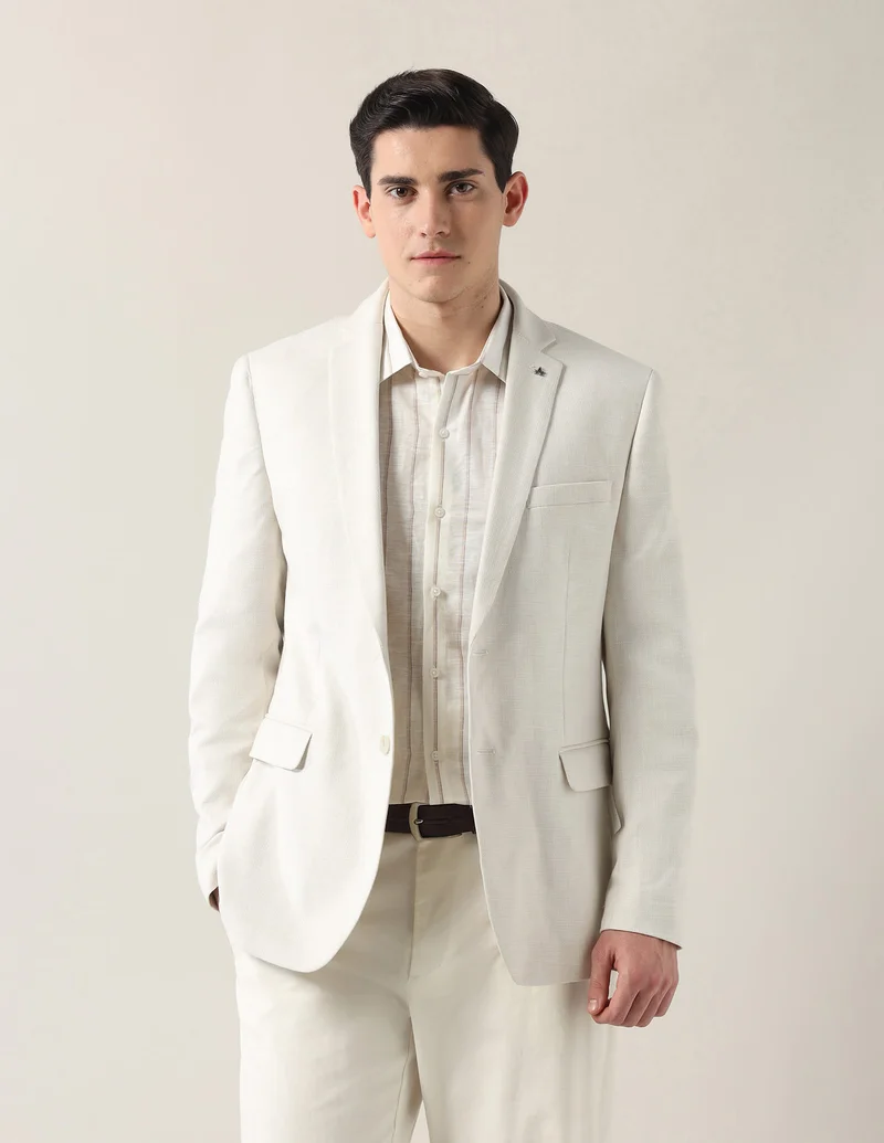 Arrow Textured Body Tailored Regular Blazer