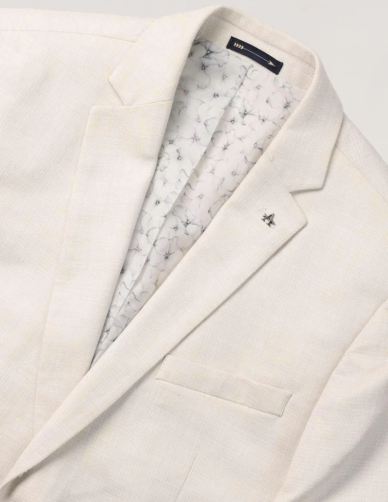 Arrow Textured Body Tailored Regular Blazer