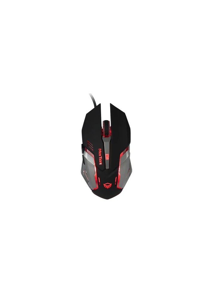 Generic Meetion MT-M915 Backlight White Wired Gaming Mouse - Black 