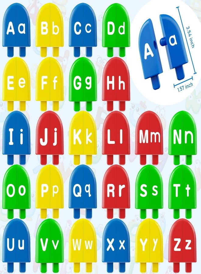 CPSYUB Alphabet Learning Toys Ice Cream ABC Letter Matching Toy Preschool Educational Montessori Toy Smart Color Sorting Kids Christmas Gift for Boys Girls Age 2 3 4 5+ - Image 3