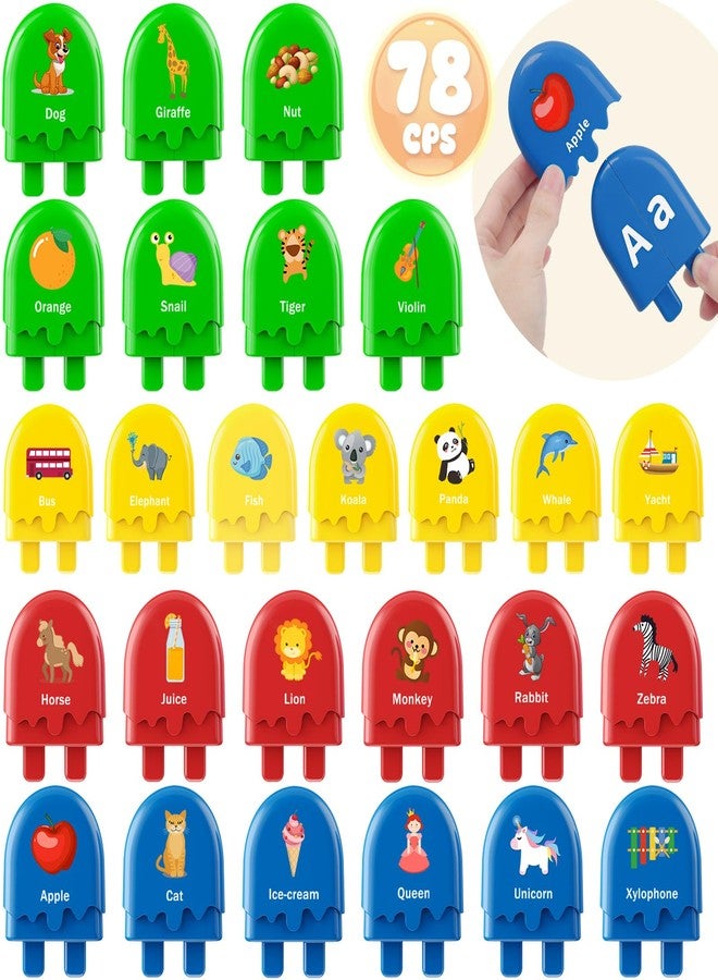 CPSYUB Alphabet Learning Toys Ice Cream ABC Letter Matching Toy Preschool Educational Montessori Toy Smart Color Sorting Kids Christmas Gift for Boys Girls Age 2 3 4 5+ - Image 5